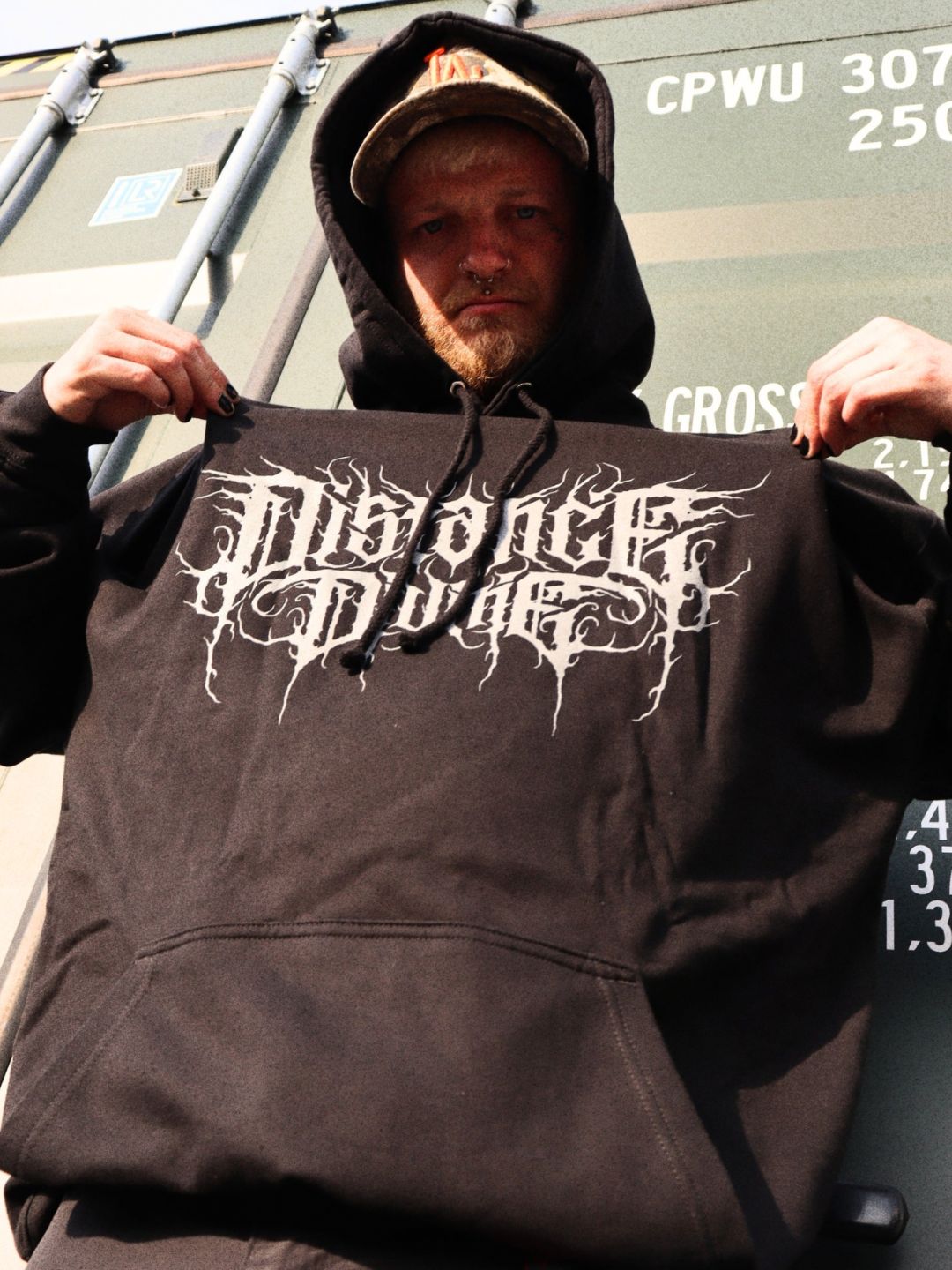Death Metal Hoodie - Grey